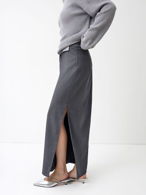 Джемпер свободного силуэта с отложным воротником стойкой LDK 24108 - купить в интернет-магазине Conte