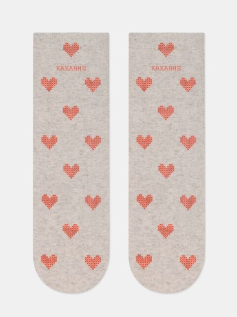 Носки из смесовой пряжи с хлопком и льном «Каханне», модель 675 - купить в интернет-магазине Conte