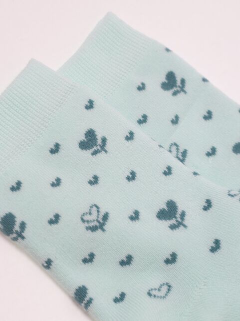 Махровые носки из хлопка с рисунками «Цветы» - купить в интернет-магазине Conte