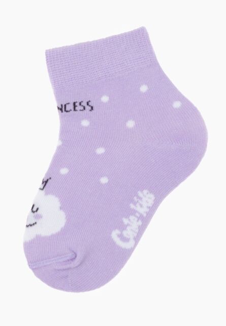 Хлопковые носки с рисунком “Princess” - купить в интернет-магазине Conte