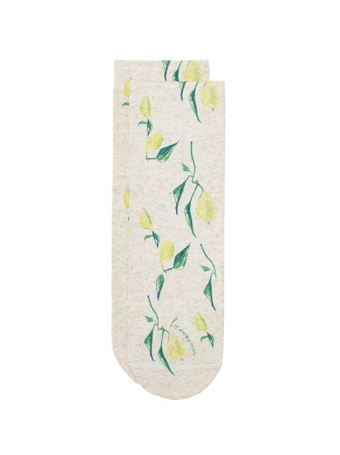 Носки из смесовой пряжи с хлопком и льном «Lemon» - купить в интернет-магазине Conte