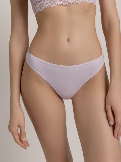 Трусы «бразилиана» из кружева и хлопка с фигурным вырезом JASMINE LBR 2515 - купить в интернет-магазине Conte