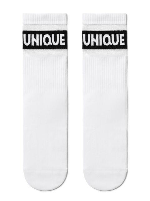 Удлиненные носки "Unique" с полосками из прозрачной сетки - купить в интернет-магазине Conte