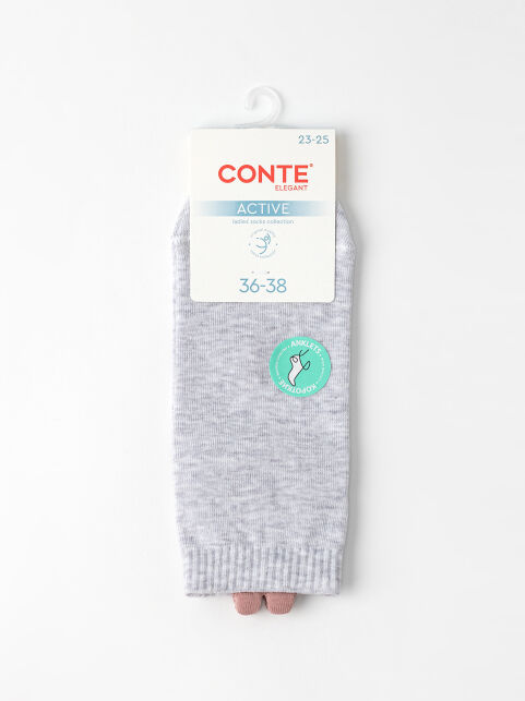 Короткие хлопковые носки с пикотом-«сердечком» - купить в интернет-магазине Conte