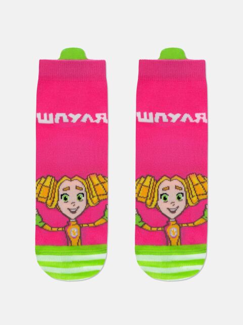 Носки с рисунком Шпуля по лицензии «Фиксики» - купить в интернет-магазине Conte