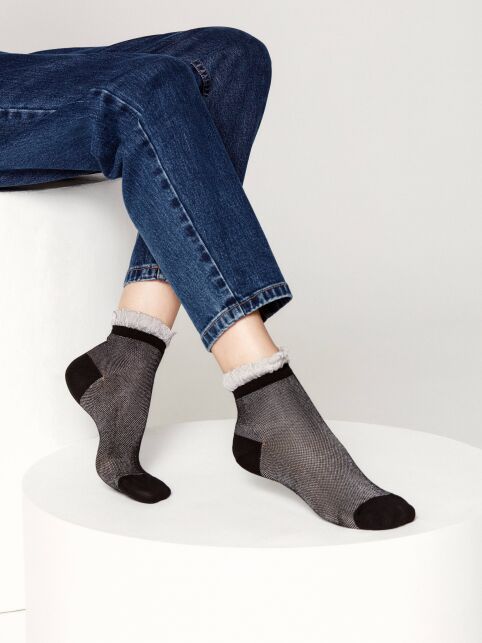 Носки из вискозы со сборкой - купить в интернет-магазине Conte