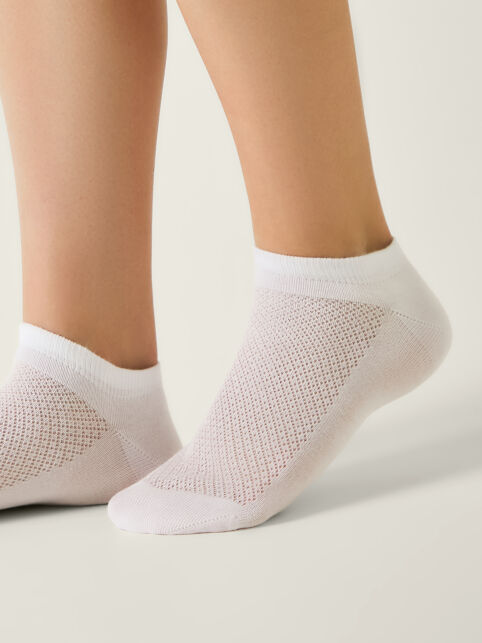Ультракороткие носки с ажурной сеточкой и хлопком ACTIVE - купить в интернет-магазине Conte