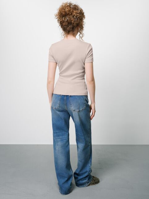Футболка из хлопка в рубчик BASIC COLLECTION - купить в интернет-магазине Conte