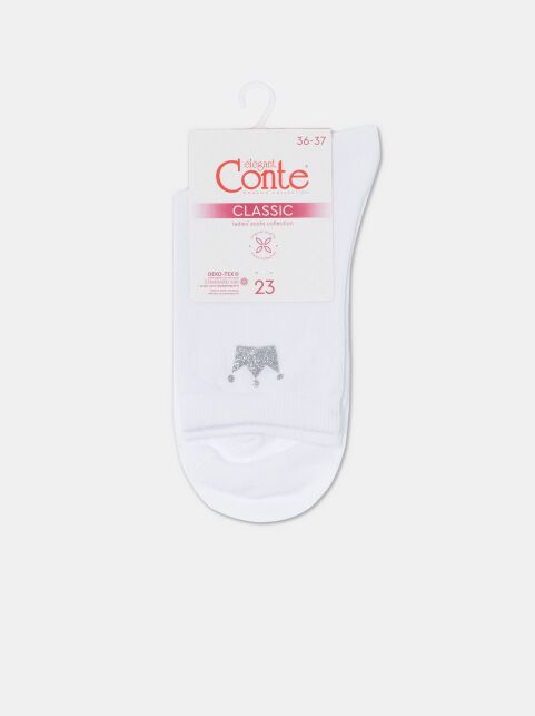 Носки из хлопка с сияющим рисунком "Queen" - купить в интернет-магазине Conte