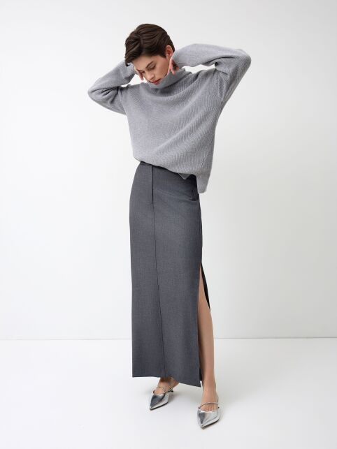 Юбка-midi из костюмной ткани LU 3259 - купить в интернет-магазине Conte