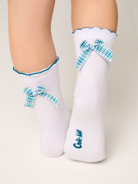 Носки TIP-TOP с декоративным бантиком и волнистым бортом - купить в интернет-магазине Conte