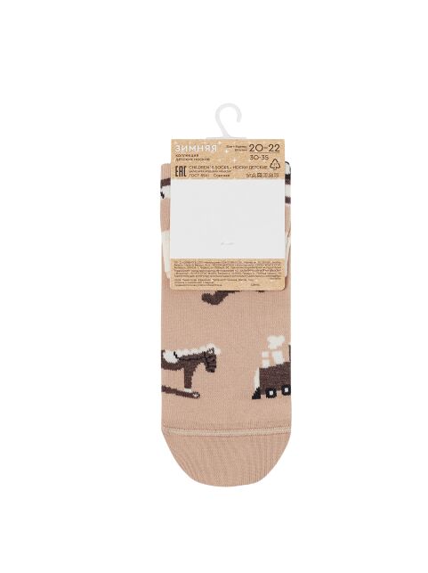 Носки с рисунком «Игрушки» зимняя коллекция - купить в интернет-магазине Conte