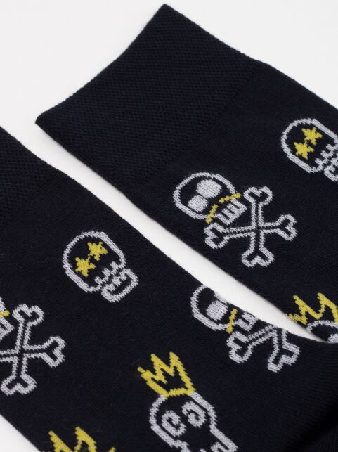 Хлопковые носки с рисунком «Skeleton» - купить в интернет-магазине Conte