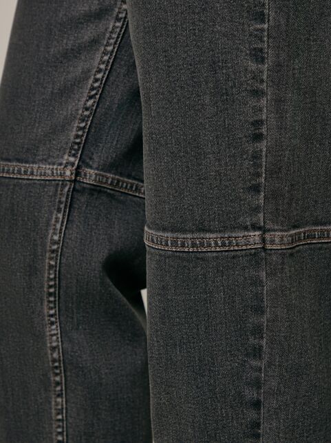 Джинсы mom с высокой посадкой и горизонтальными швами CON-591 - купить в интернет-магазине Conte