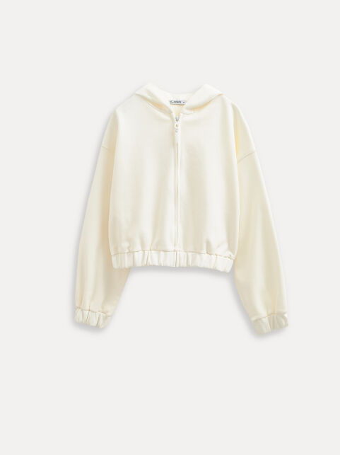 Худи из футера-пике на молнии с капюшоном LJ 3456 - купить в интернет-магазине Conte