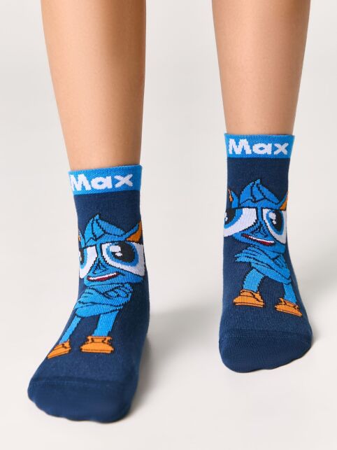 Хлопковые носки «Глазастики» Max - купить в интернет-магазине Conte