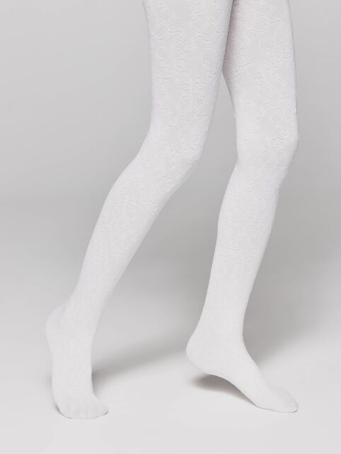 Колготки из микрофибры с рельефным рисунком DAISY - купить в интернет-магазине Conte
