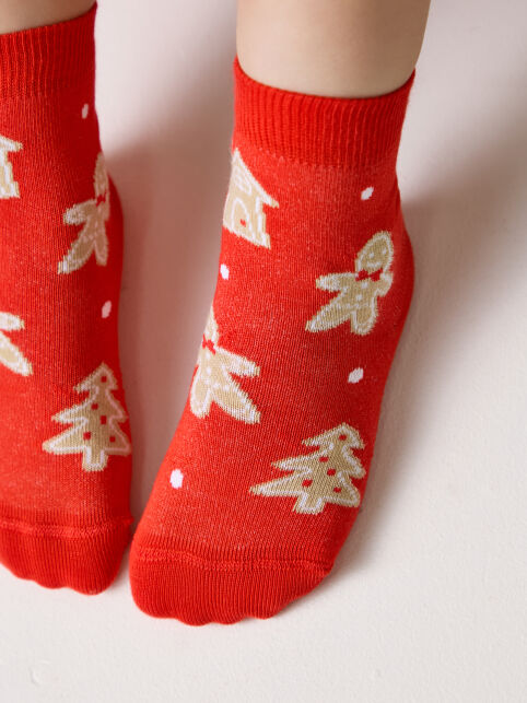 Носки с рисунком «Новогодние пряники» зимняя коллекция - купить в интернет-магазине Conte
