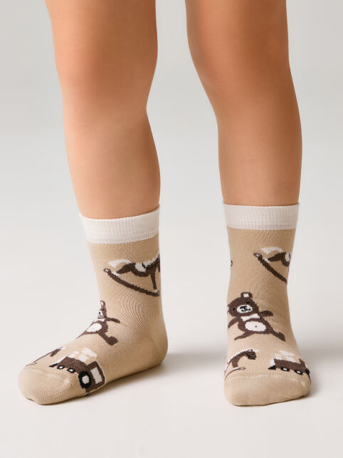 Носки с рисунком «Игрушки» зимняя коллекция - купить в интернет-магазине Conte
