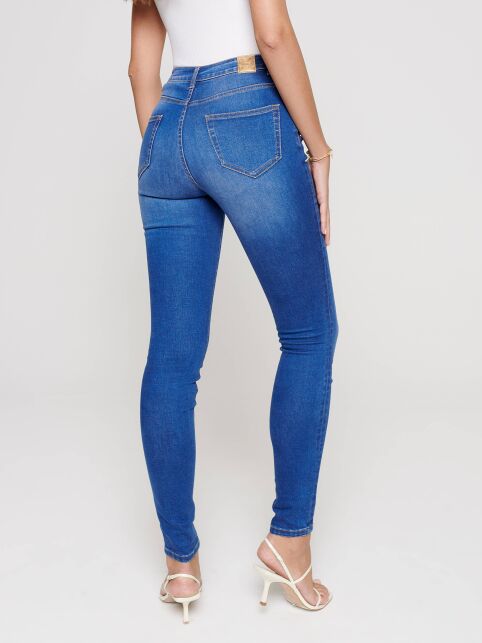 Моделирующие джинсы skinny с высокой посадкой CON-217 Lycra® - купить в интернет-магазине Conte