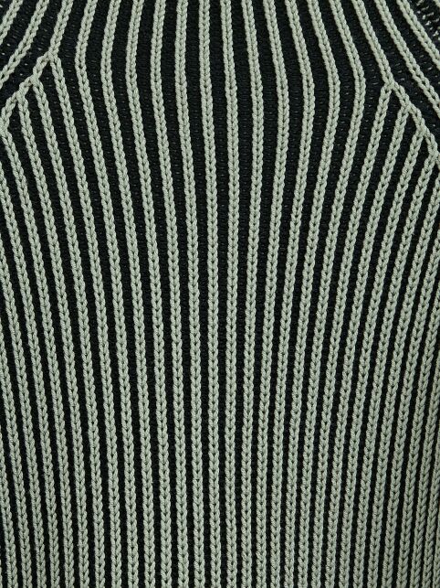 Джемпер объёмного силуэта с воротником стойкой из пряжи с хлопком LDK 24121 - купить в интернет-магазине Conte