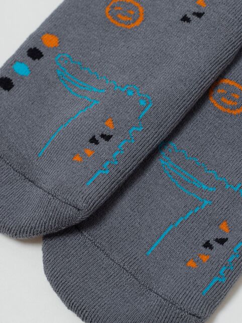 Махровые серые носки SOF-TIKI с рисунком «Фантазии» - купить в интернет-магазине Conte