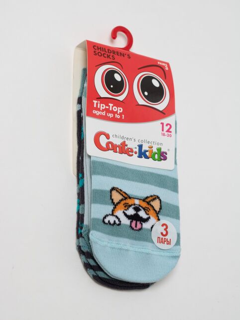 Хлопковые носки (3 пары),модель 727 - купить в интернет-магазине Conte