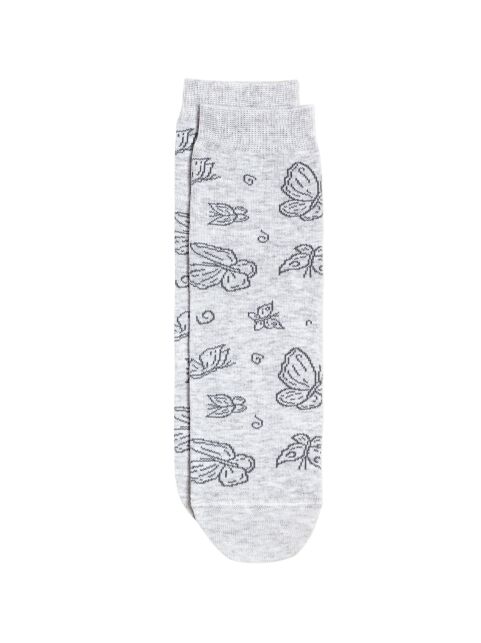 Классические хлопковые носки с рисунком «бабочки» - купить в интернет-магазине Conte