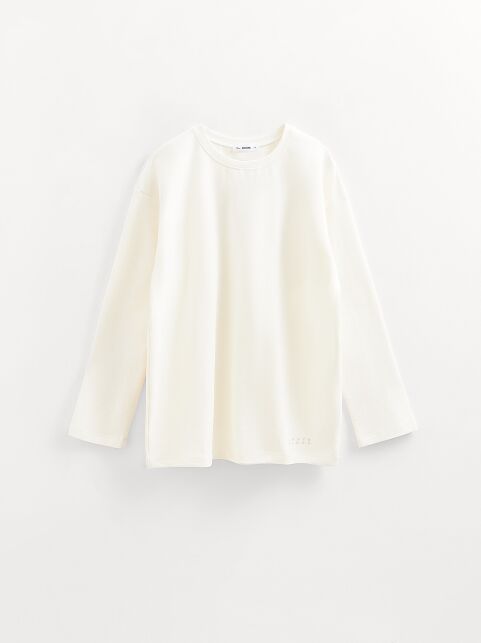 Лонгслив свободного кроя из хлопка LD 3142 Лонгслив свободного кроя из хлопка LD 3142 - купить в интернет-магазине Conte