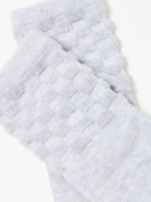 Махровые носки из хлопка с объемными рисунками «квадраты» COMFORT - купить в интернет-магазине Conte