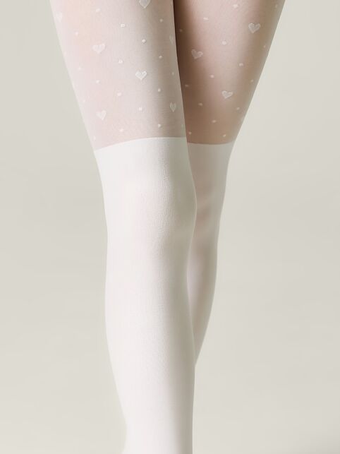 Колготки с имитацией гольфинов и сердечками SWEET GIRL - купить в интернет-магазине Conte