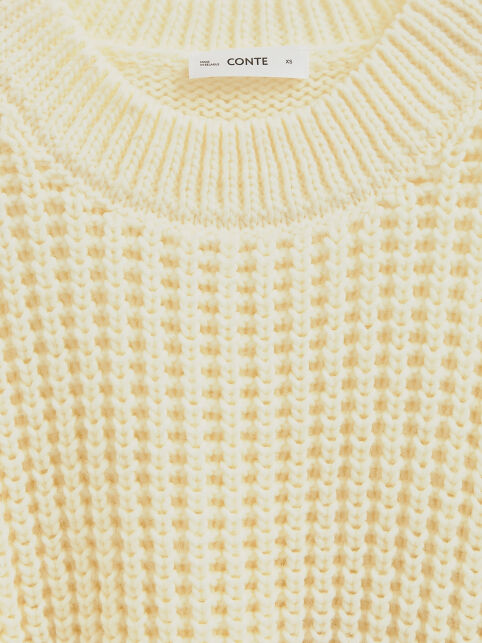 Джемпер умеренно свободного силуэта из пряжи с шерстью LDK 24137 - купить в интернет-магазине Conte