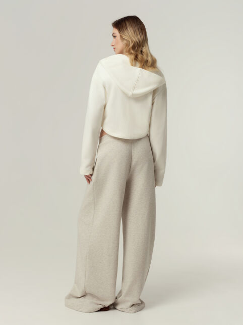 Худи из футера на молнии с капюшоном и фигурным низом LJ 3374 - купить в интернет-магазине Conte