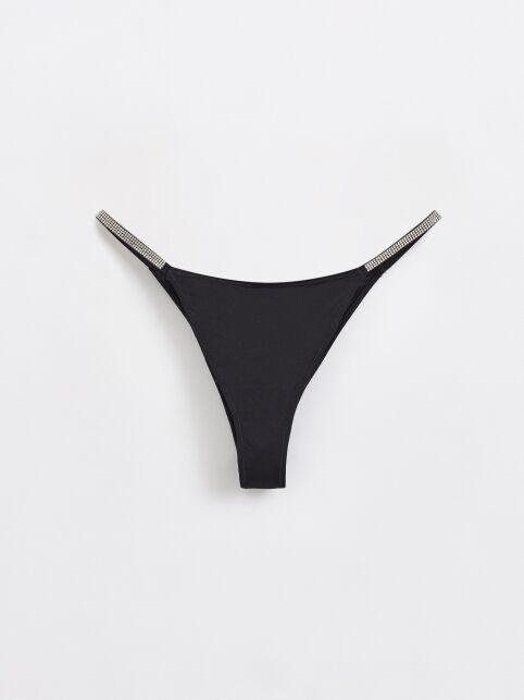 Трусы «танга» со средней линией талией и декором из стразов SAVAGE LTA 2554 - купить в интернет-магазине Conte