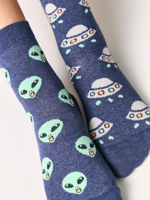 Хлопковые носки с веселыми рисунками "Веселые ножки", модель 461 - купить в интернет-магазине Conte