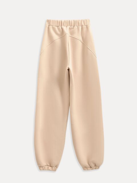 Джоггеры из футера на флисе с рельефными швами LBK 3227 - купить в интернет-магазине Conte