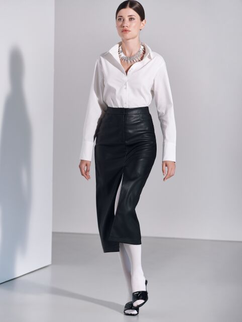 Рубашка свободного кроя на пуговицах LBL 2825 - купить в интернет-магазине Conte