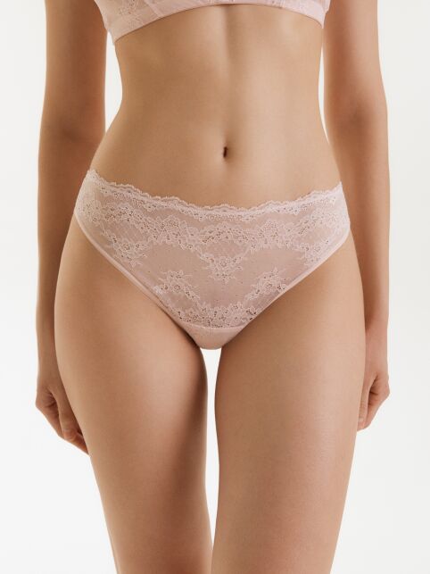 Трусы бразилиана с цветочным кружевом OPHELIA LBR 3544 - купить в интернет-магазине Conte