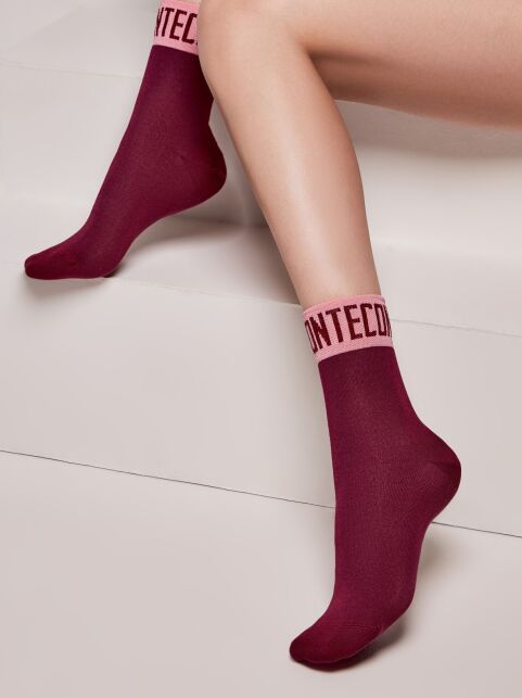 Удлиненные графитовые носки из вискозы «Conte» - купить в интернет-магазине Conte