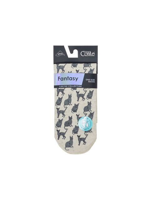 Носки со льном из лимитированной коллекции BEST FRIENDS «Сфинкс» - купить в интернет-магазине Conte