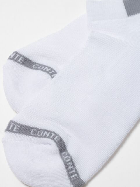 Короткие носки из хлопка с рисунком "сетка" и махровой стопой - купить в интернет-магазине Conte