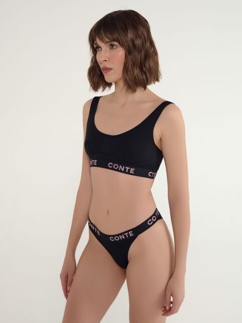 Трусы «танга» из бамбука с хлопком COMFY LINE LTA 2992 - купить в интернет-магазине Conte