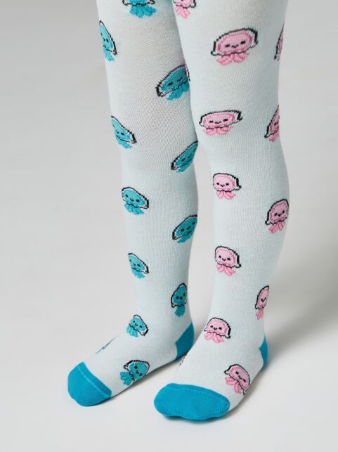 Хлопковые колготки с рисунком «Baby octo» - купить в интернет-магазине Conte