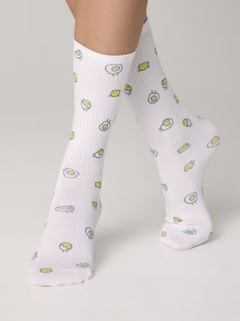 Удлиненные носки с хлопком «Еggs» - купить в интернет-магазине Conte