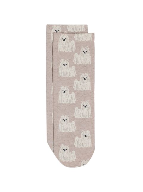 Носки со льном из лимитированной коллекции BEST FRIENDS «Мальтийская болонка» - купить в интернет-магазине Conte