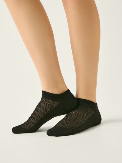 Ультракороткие носки с ажурной сеточкой и хлопком ACTIVE - купить в интернет-магазине Conte