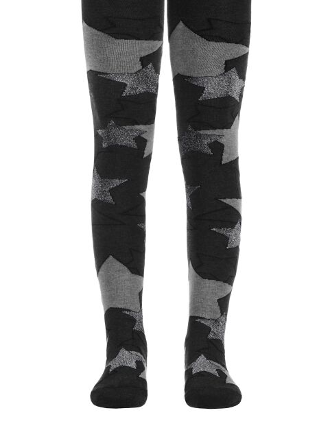 Хлопковые колготки с люрексом и рисунком «звезды» - купить в интернет-магазине Conte