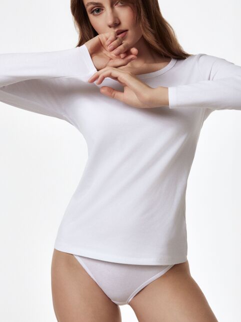 Базовый лонгслив с длинными рукавами BASIC COLLECTION LF 2023 Базовый лонгслив с длинными рукавами BASIC COLLECTION LF 2023 - купить в интернет-магазине Conte
