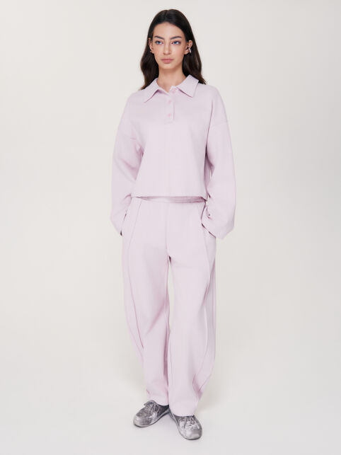 Джемпер-поло из футера-пике LD 3458 - купить в интернет-магазине Conte