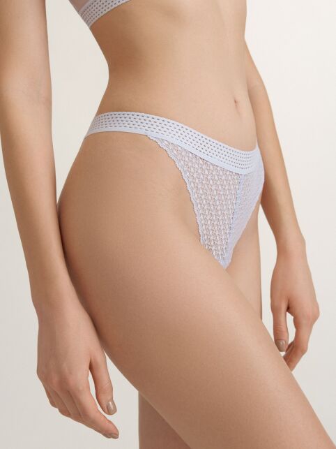 Трусы «танга» из кружева и хлопка GOTIC LTA 2982 - купить в интернет-магазине Conte